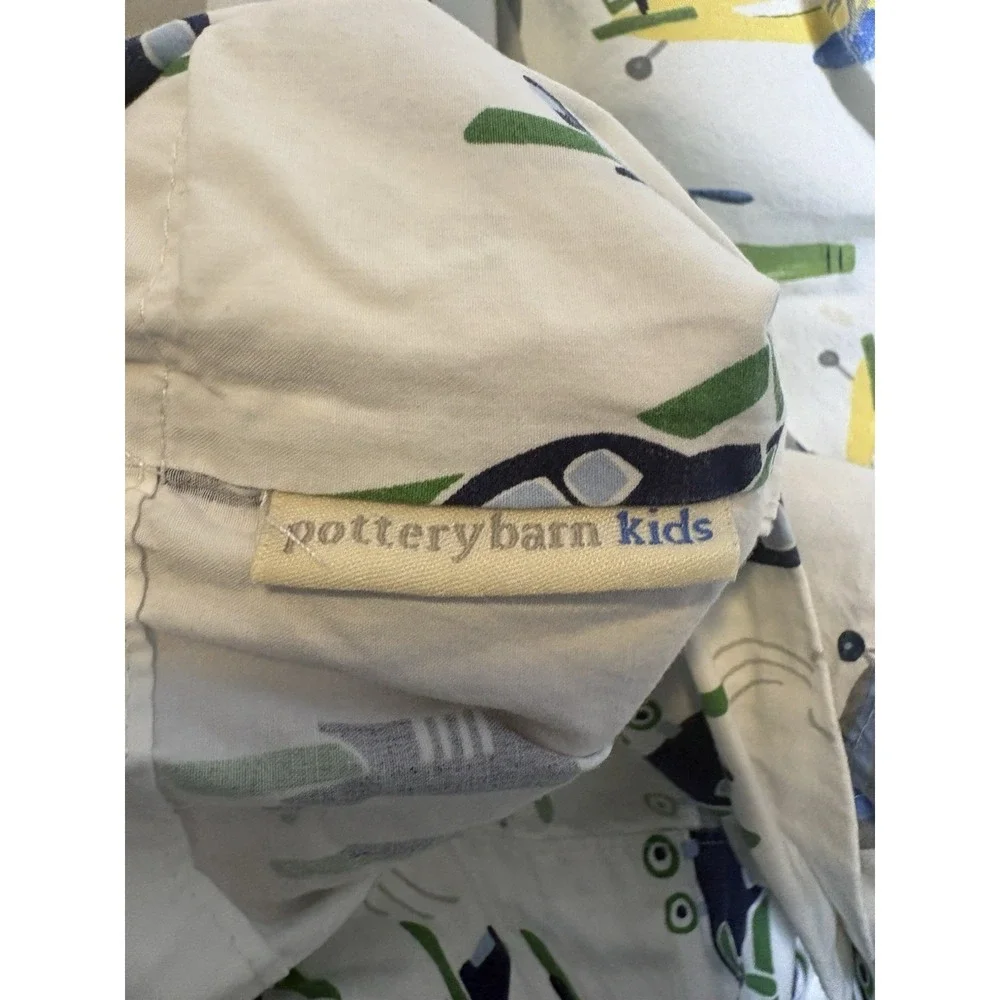 Pottery Barn Kids Pillow Cases Set Of 2 Planes Transportation Standard